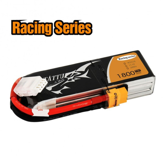 Tattu 3S 1800mAh 75C Lipo Battery - Racing Series Tattu 3S 1800mAh 75C Lipo Battery - Racing Series