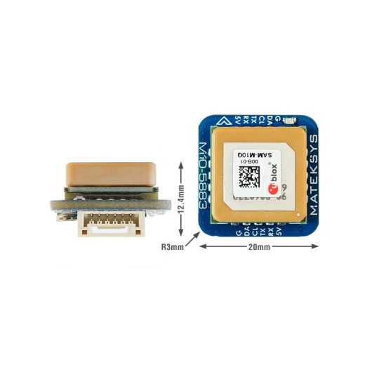 GNSS & Compass M10Q-5883 By Matek