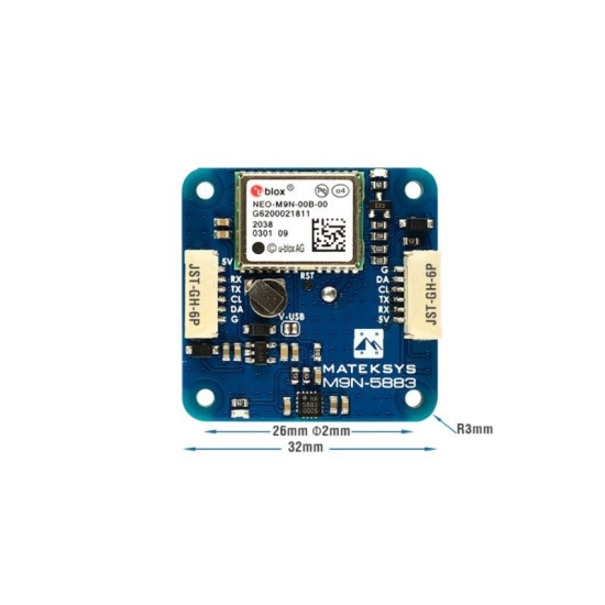 Matek - GPS & Compass M9N-5883