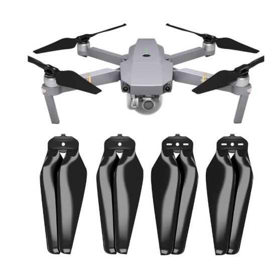 DJI Mavic Pro & Platinum Stealth Propellers - x4 Black