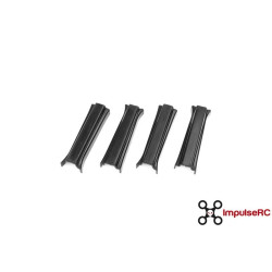 MICRO APEX ARM COVERS - BLACK - (4 PACK)