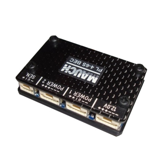 Mauch Premium Line 4-6S BEC 2x5.35V 1x12.0V with CFK enclosure Mauch Premium Line 4-6S BEC 2x5.35V 1x12.0V with CFK enclosure