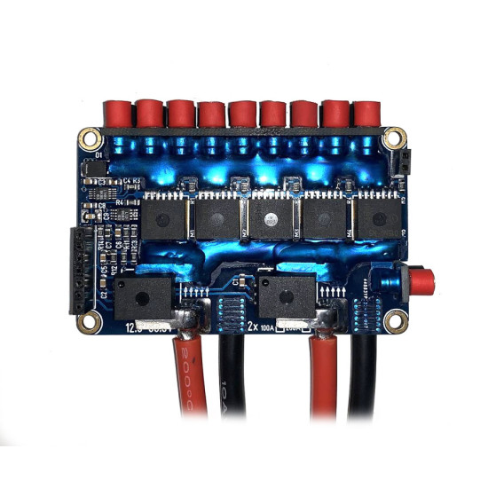 Mauch PC 2x 200A PDB with 400A main switch (2x5.3V/5A internal) Mauch PC 2x 200A PDB with 400A main switch (2x5.3V/5A internal)
