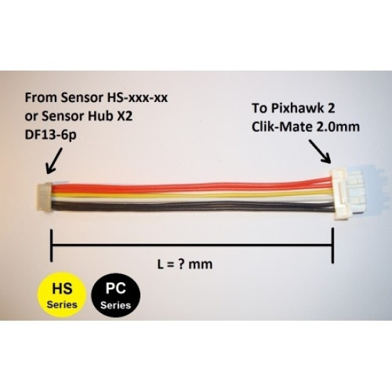 Mauch Adapter Cable for Pixhawk 2.1 (086) Mauch Adapter Cable for Pixhawk 2.1 (086)