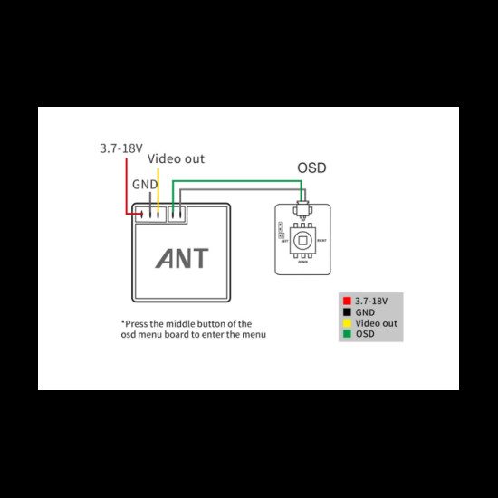 Caddx camera FPV Ant Nano Caddx camera FPV Ant Nano