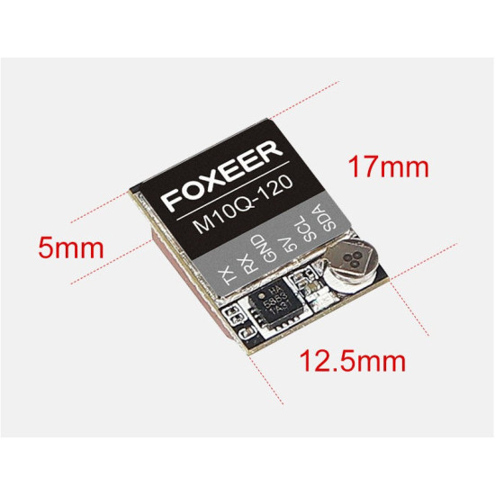 M10Q 120 GPS 5883 w/ Compass By Foxeer M10Q 120 GPS 5883 w/ Compass By Foxeer