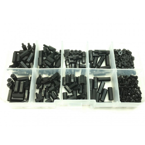M2 series Nylon standoffs screws combo 300pcs M2 series Nylon standoffs screws combo 300pcs