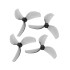 45mm 3-Blade Props - 1mm (8pcs) By Gemfan