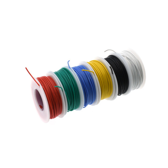6 Color Hook-Up 15m 28AWG Wire Kit By FlyFishRC 6 Color Hook-Up 15m 28AWG Wire Kit By FlyFishRC