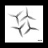 5129 (R29) Propellers (2CW+2CCW) By HQProp