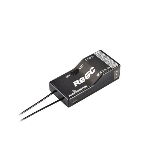 RadioMaster R86C-D8 6/8ch PWM/SBUS Receiver (Frsky D8 Compatible) RadioMaster R86C-D8 6/8ch PWM/SBUS Receiver (Frsky D8 Compatible)
