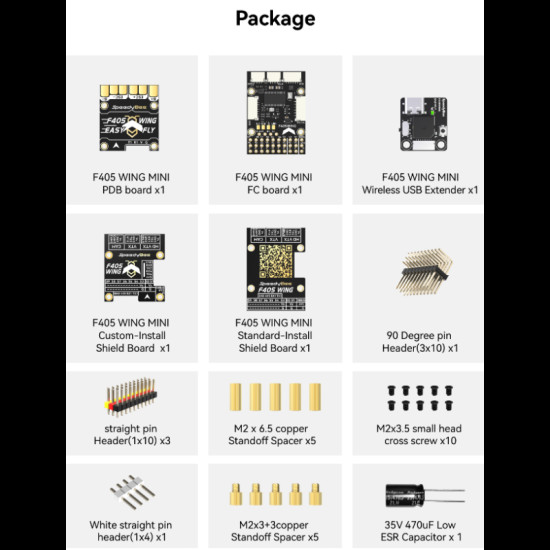 F405 WING Mini Flight Controller By SpeedyBee