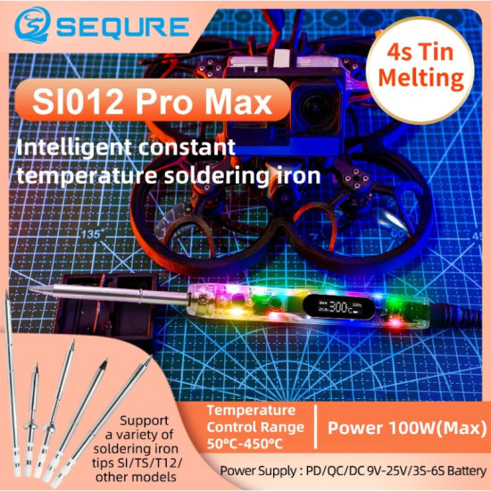 Oled soldering iron sales