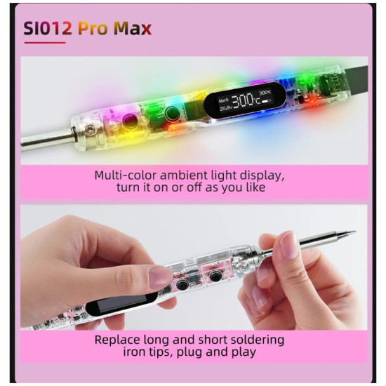 SI012 Pro Max OLED Soldering Iron Kit By Sequre