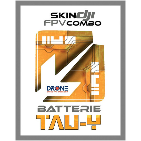 Skin DJI FPV combo - TAU-Y - Battery