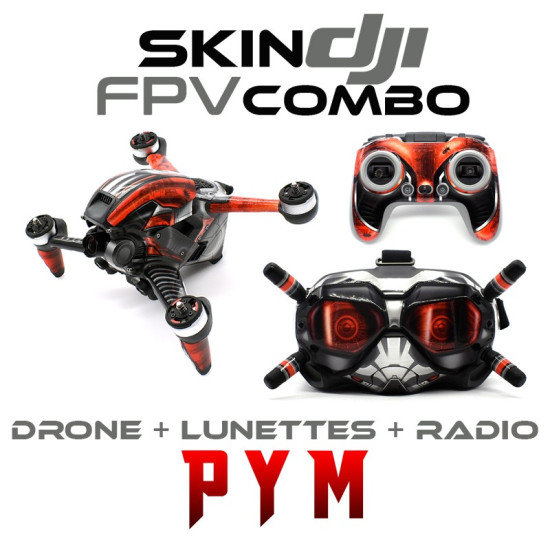 Skin DJI FPV combo - PYM - Drone + Goggles + Transmitter