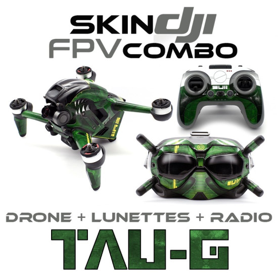 Skin DJI FPV combo - TAU-G - Drone + Goggles + Transmitter