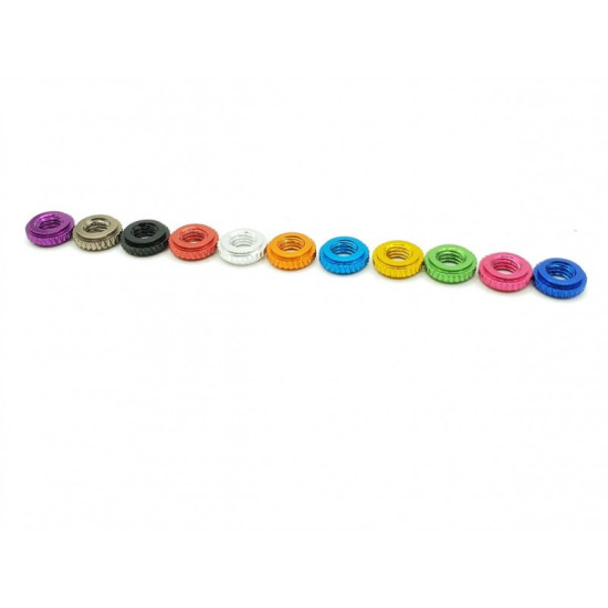 2mm Anodized Stack Spacers - 10pcs