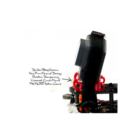 Universal Strap HD Camera Drone Mount w/ Firm Vibration Dampening By StanFPV Universal Strap HD Camera Drone Mount w/ Firm Vibration Dampening By StanFPV