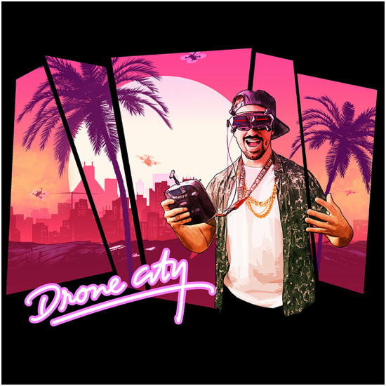 Drone City T-Shirt - Women - By DFR