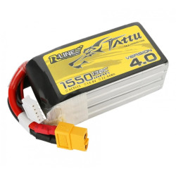 Tattu R-Line Version 4.0 1550mAh 4S 130C Lipo Battery Pack