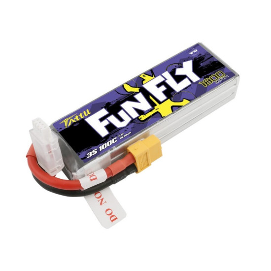 Tattu FunFly Lipo Battery 3S 1800mAh 100C Tattu FunFly Lipo Battery 3S 1800mAh 100C
