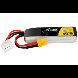 Tattu 450mAh 95C 2S Lipo HV Battery - Long Pack