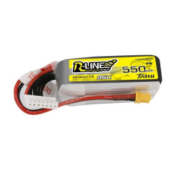 Tattu R-Line 550mAh 6S 95C Lipo Battery Pack - XT30