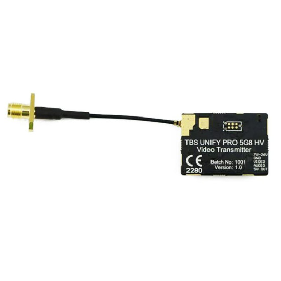 TBS Unify PRO 5G8 HV - 25-800mW adjustable TBS Unify PRO 5G8 HV - 25-800mW adjustable