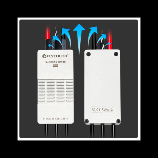 X Cross HV3 PRO 80A 5-12S By Flycolor