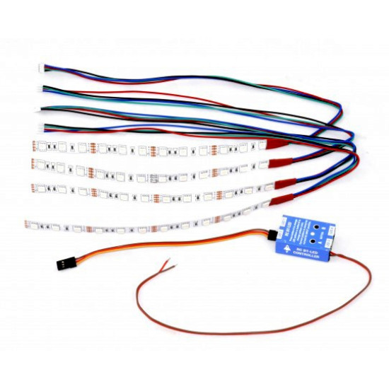 RC BT-LED controller & 4x RGB LED strips