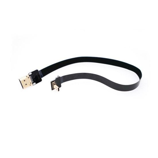 Micro HDMI to HDMI 50 cm flat ultra soft Micro HDMI to HDMI 50 cm flat ultra soft
