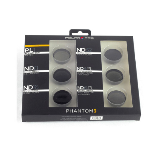 Polar Pro Filter 6-Pack for Phantom 3/4 Polar Pro Filter 6-Pack for Phantom 3/4