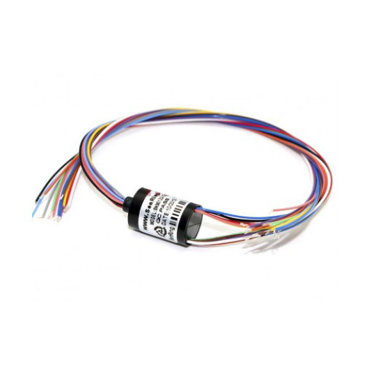 Slipring with 12 cables gold plated Slipring with 12 cables gold plated